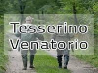 RILASCIO TESSERINI VENATORI STAGIONE 2022/2023